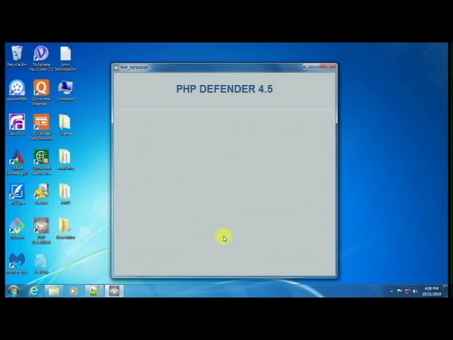 Tutorial video for phpdefender 4.5 (php encoder)
