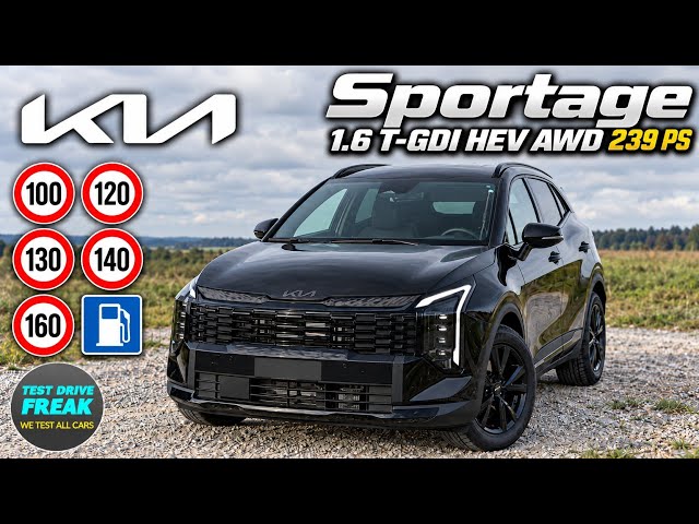 2026 Kia Sportage 1.6 T-GDI HEV AWD 239 PS TEST DRIVE with Fuel Consumption & Performance Review