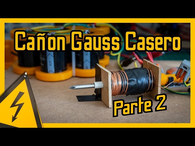 ⚡Cañon Gauss  con ARDUINO Casero/DIY⚡FUNCIONAL  [ATRAVESAMOS EL PRIMER OBJETIVO]