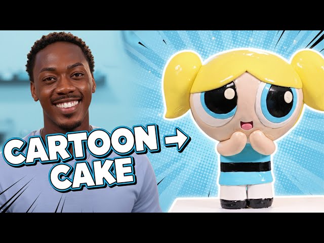 Turning a Powerpuff Girl into Cake (Bubbles!)