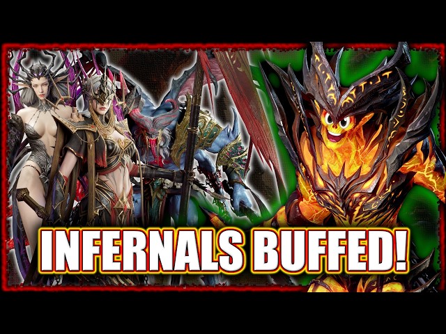 Infernal Blast HUGE Roster Improvement - MAXIMUM DMG Test with New Heroes! - Watcher of Realms