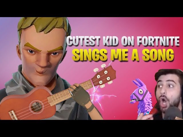 Cutest Kid On Fortnite Sings Me A Song (& Makes My Wife Cry) (Fortnite Battle Royale)
