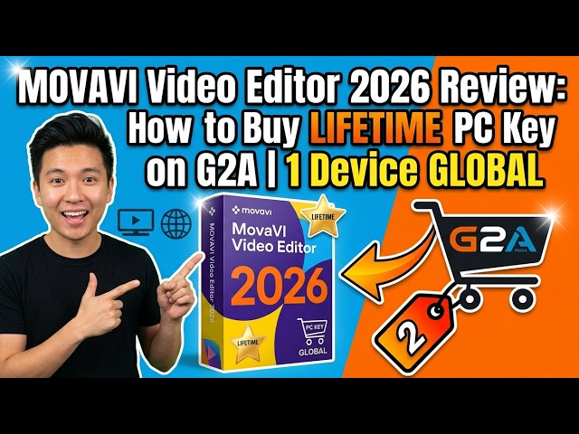 Movavi Video Editor 2026 Review & How to Buy on G2A | Lifetime PC Key