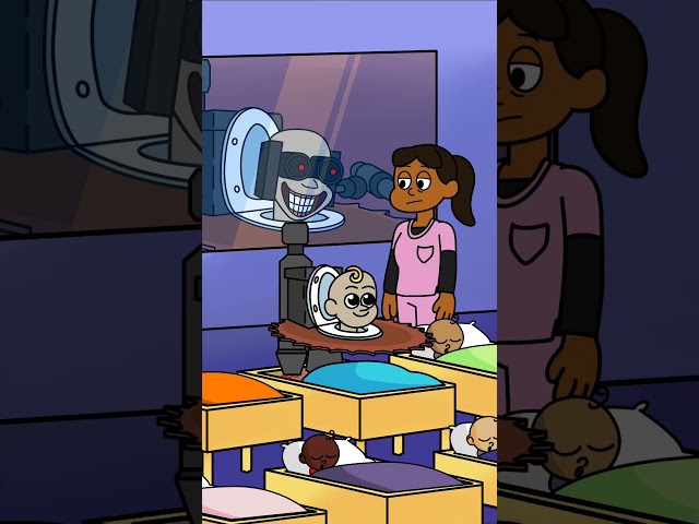 🍼 Skibidi Toilet BABIES?! 🚽 (Cartoon Animation)