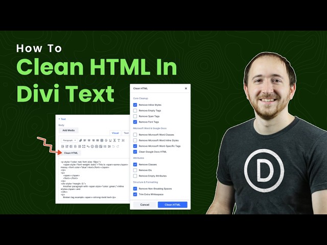 How To Clean Messy HTML In Divi 5 When Pasting From ChatGPT, Word, Or Google Docs