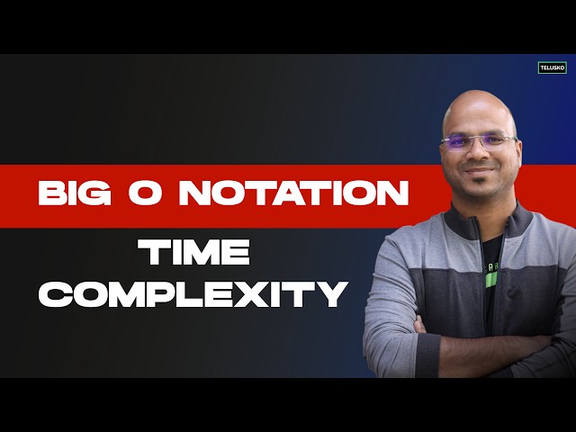 Big O Notation, Time Complexity | DSA