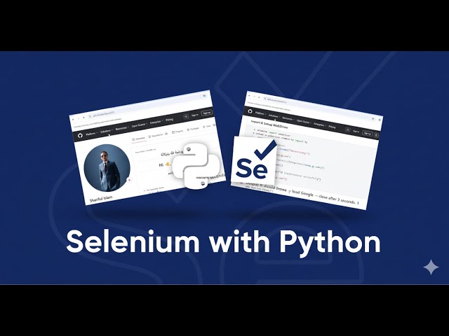 🚀 Selenium Software Testing with Python Tutorial for Beginners (2025) | Step-by-Step setup & Example