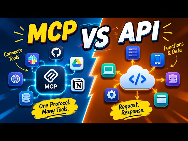 MCP vs API 🤯 Are APIs Becoming Obsolete? The AI Revolution Explained!