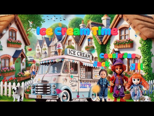 Ice Cream Time, Jack & Jill Inspired Ai. #kids #kidsvideo #animation #ai #jakshouse