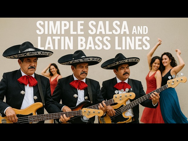 8 Salsa-Latin Bass Songs with Tabs for Beginners. #basstabs #basslines #madbass&keys