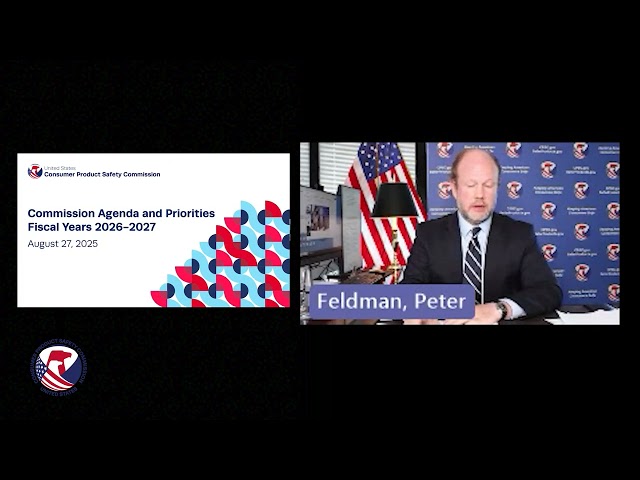 CPSC Commission Meeting | Commission Agenda and Priorities FY 26 & 27
