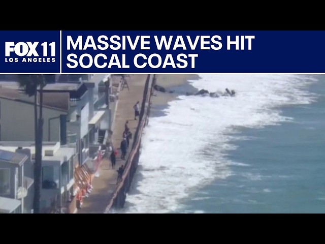 SoCal coast bracing for dangerous waves, coastal flooding