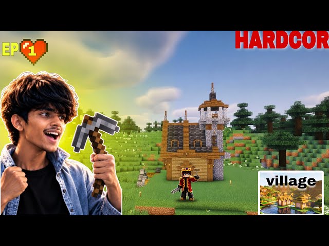 😍 CREGIY START! | Minecraft Hardcore😱 Survival EP-1 | Java Edition#hindigameplay 