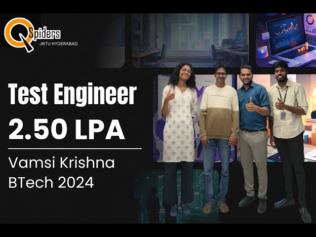 My Placement Journey at Qspiders | Hyderabad JNTU