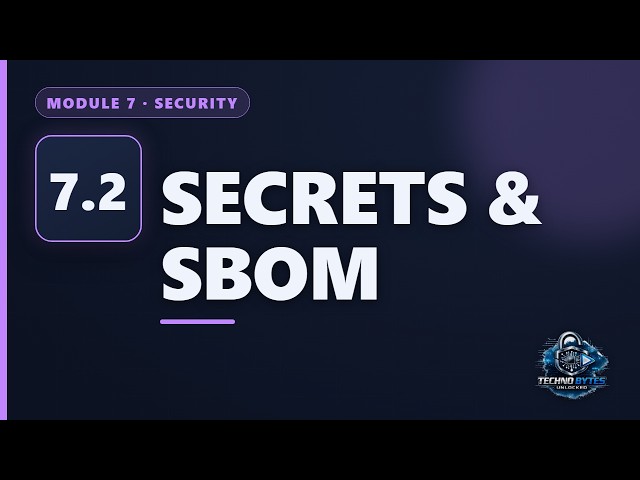 DevOps [7.2] Supply Chain, Secrets (Vault) & Observability Basics