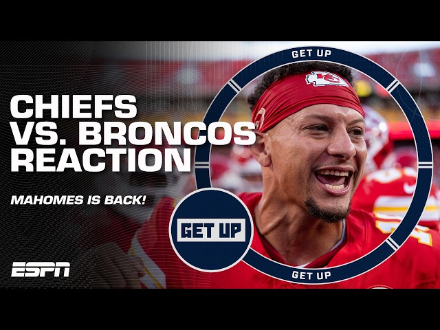 ‘That was MIDSEASON Patrick Mahomes!’ - Steve Smith Sr. 🤯 l Get Up
