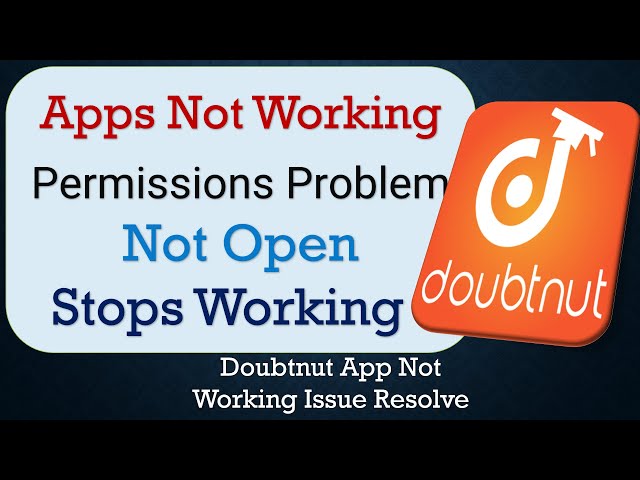 How To Fix Doubtnut App not working