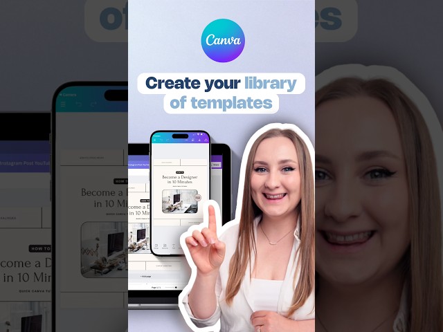 Build a library of your own Brand Templates in Canva | Canva Habits