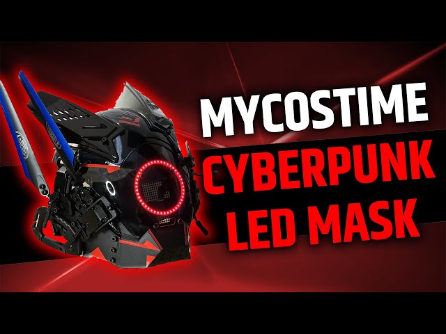 Cyberpunk LED Mask - MyCostime Unboxing