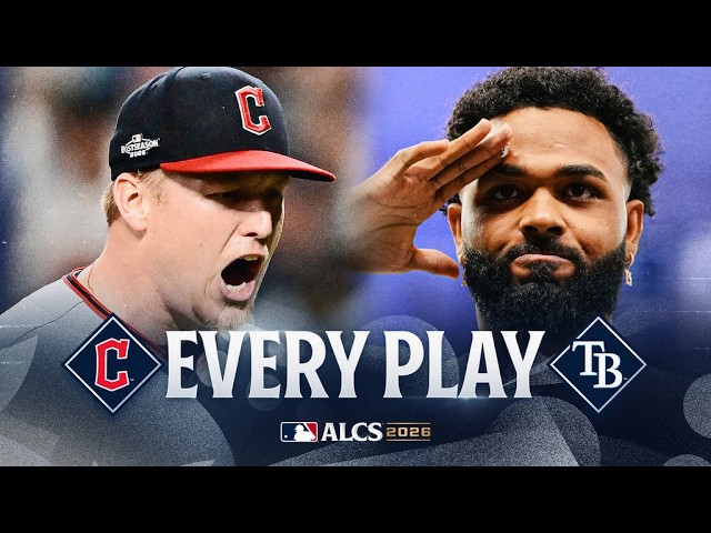 EVERY PLAY from Guardians vs. Rays ALCS Game 2