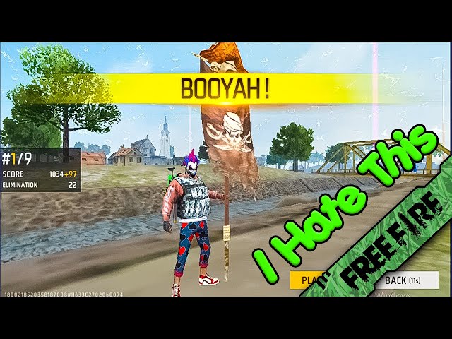 I hate this type || free fire || solo vs squad