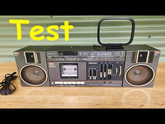 NATIONAL RX-C60 BOOMBOX TEST RUN VINTAGE