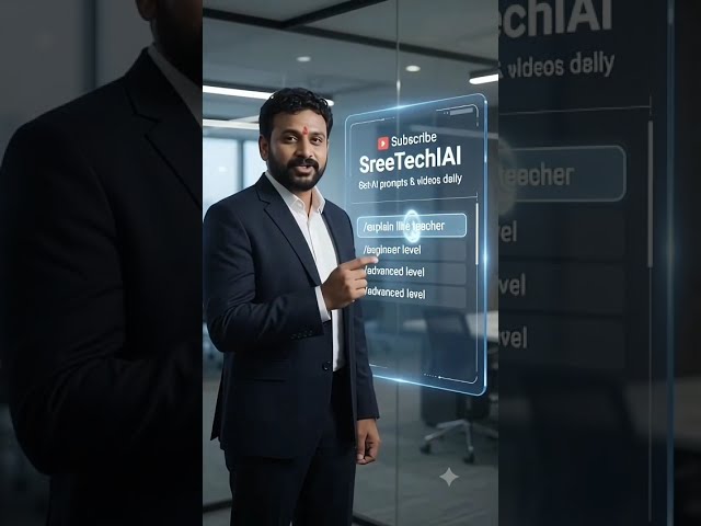 Welcome to SreeTechAI 🤖 | AI Tools, Prompts & AI Videos | Telugu