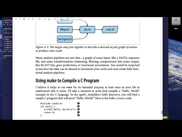 Appendix 1: Documenting Commands and Creating Workflows with make