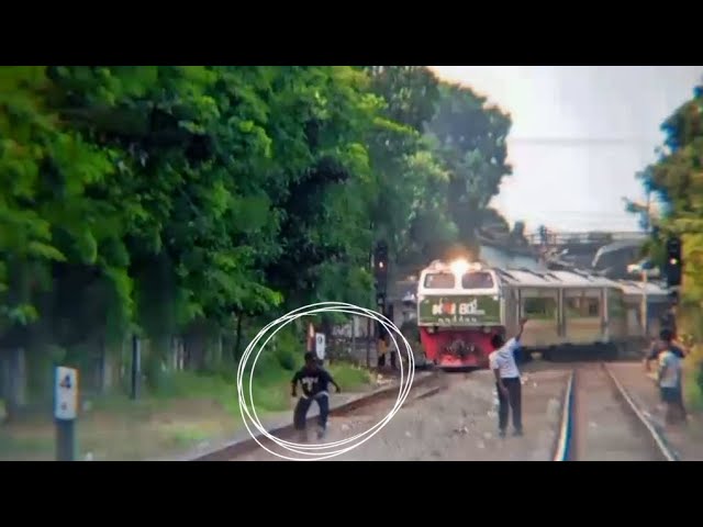 The behavior of children that can cause train wheels to become bumpy...
