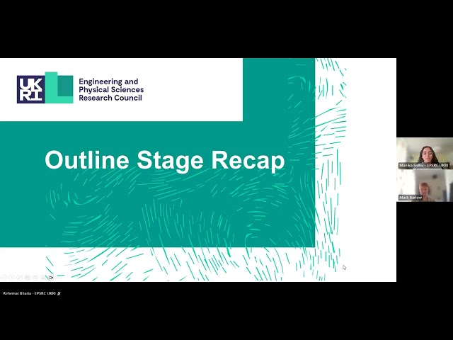 EPSRC-Defra Reimagining Circularity Full Stage Funding Opportunity Informational Webinar