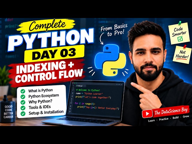 Python for Data Science #03 | Strings, Functions & Modules in Python