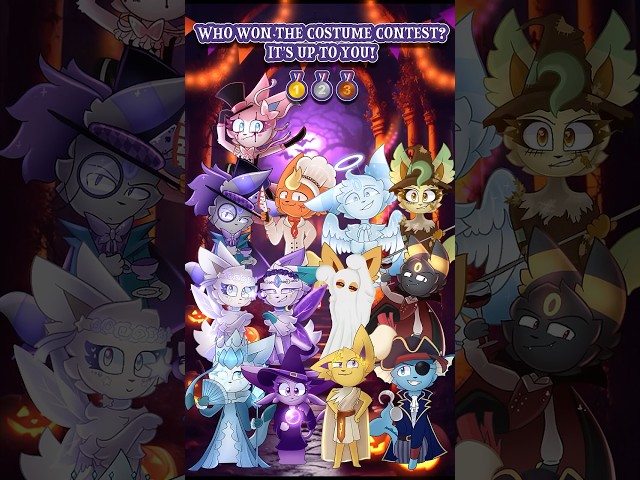 Eeveelution Quest Characters in Halloween Costumes!