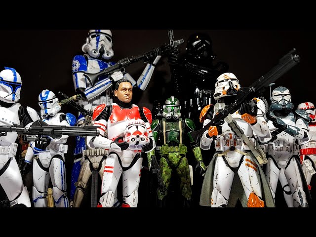 My custom built Star Wars trooper collection