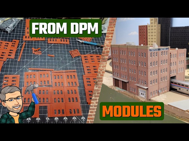 Turning DPM Modules into a Realistic Model Railroad Structure
