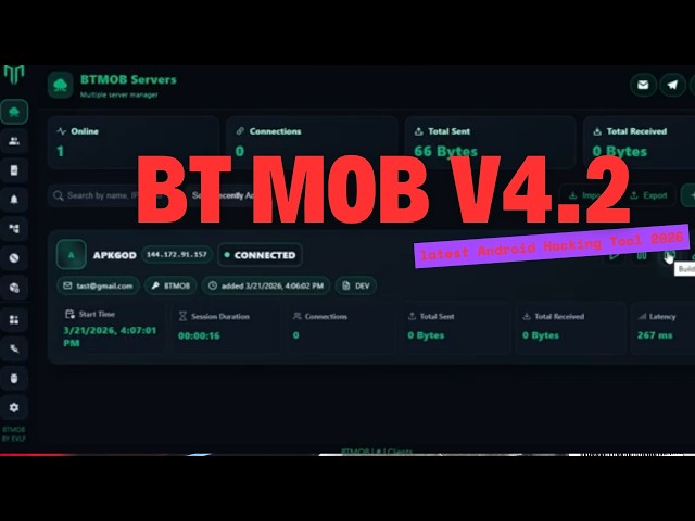 How to Build Undetectable APK & Live Test Installation Tutorial –Server Panel + APK Builder BTMOB4.5