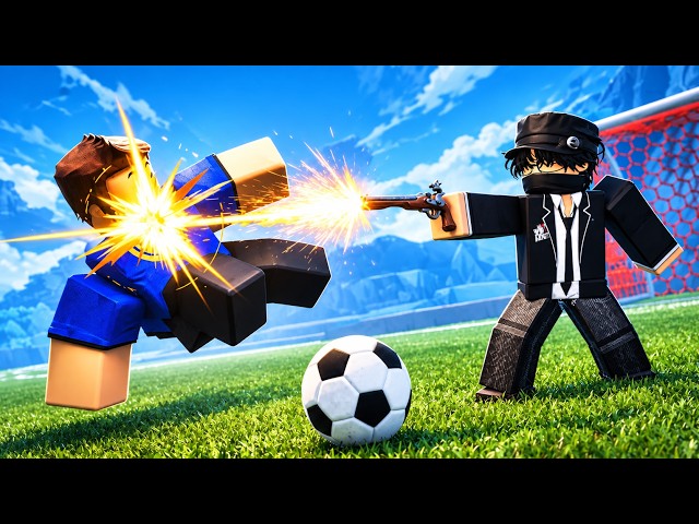PLAYING SOCCER in ROBLOX but ILLEGAL