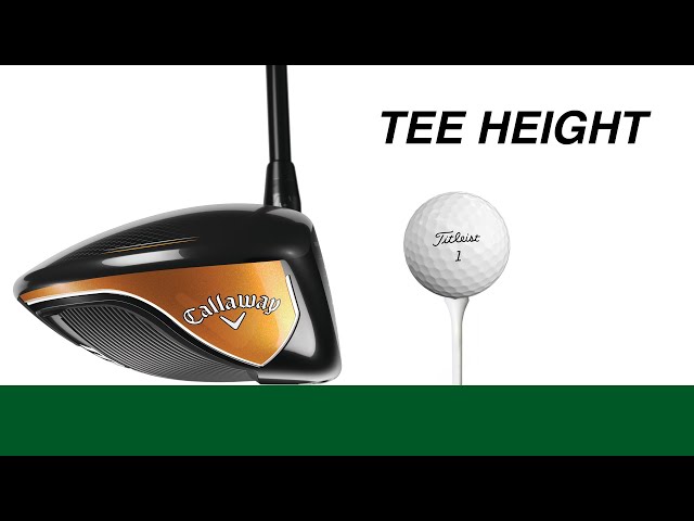Correct TEE HEIGHT // Are you losing 20+ yards with your driver?