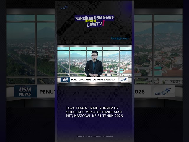 Jateng Raih Runner Up MTQ Nasional #usmnews #usmtv #mtqnasional #mtqke31 #mtqjawatengah