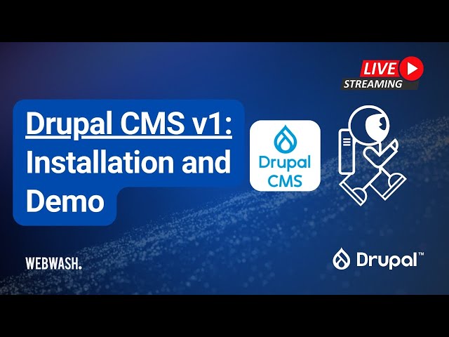 Drupal CMS v1: Installation and Demo