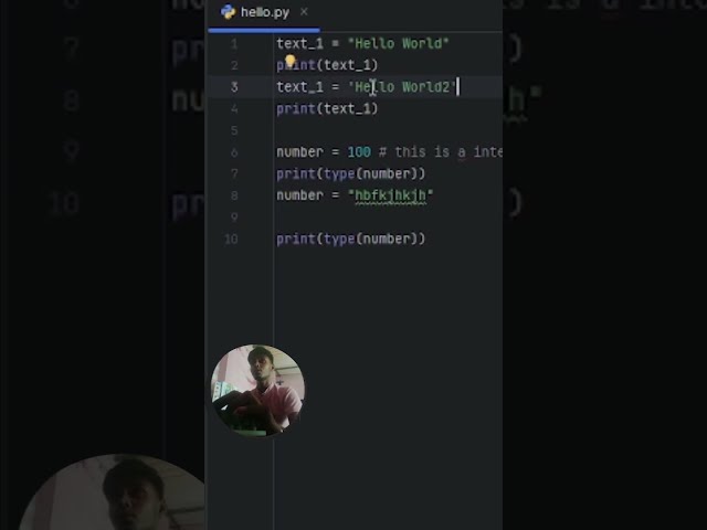 How to Create Variables in Python 🐍 #pythonbengali #Shorts #python
