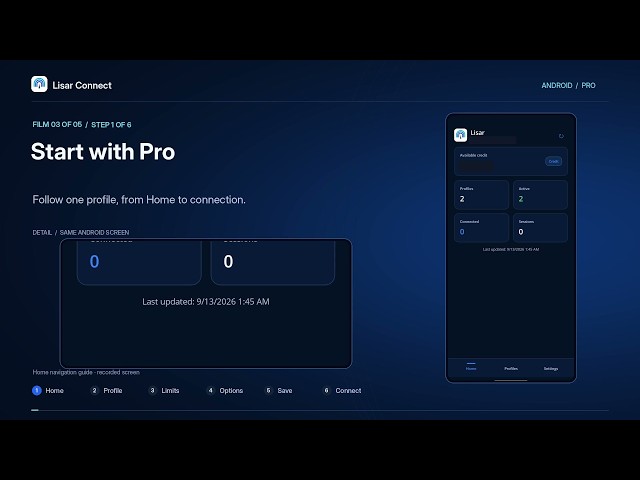 Pro Profile: DNS AdBlock and Connection — Lisar Connect Android