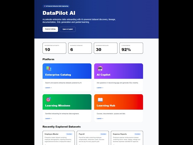Product Demo   Datapilot AI