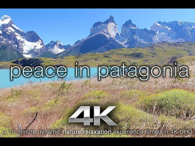 "Peace in Patagonia" 4K Nature Relaxation™ 10 Minute Experience - Torres Del Paine, Chile