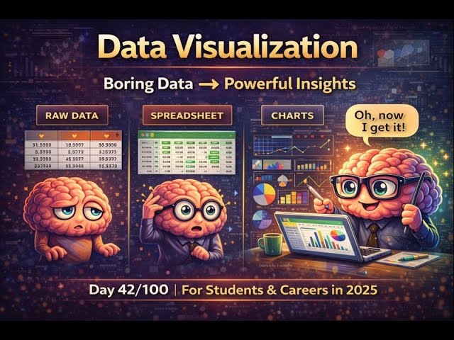 Day 42: Data Visualization Masterclass — Turn Boring Data Into Powerful Insights