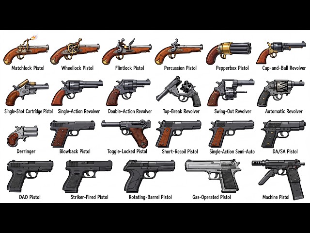 Every Type of Pistol Explained