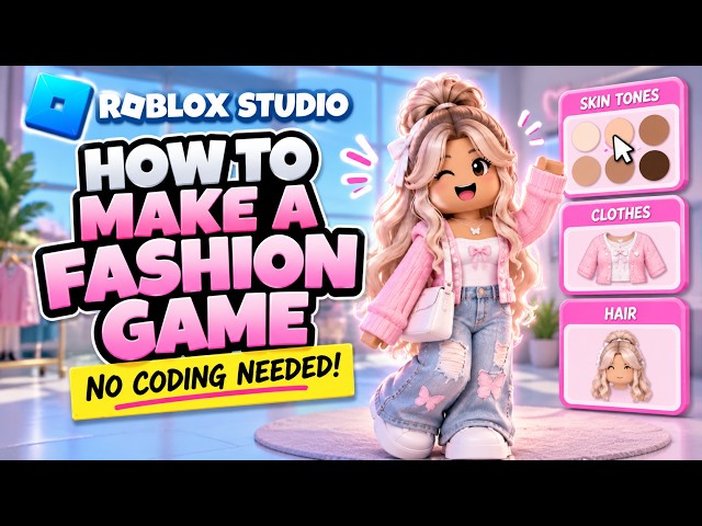 EASY ROBLOX STUDIO TUTORIAL - making a DRESS UP GAME easy fast #roblox #robloxstudio