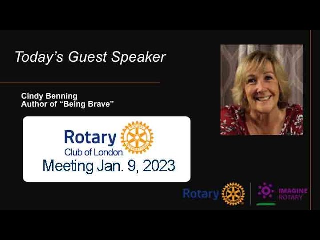 Rotary Club of London Ontario Jan  9, 2023