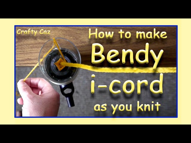 How I make Bendy i cord for my projects is SO much fun | Prym i-cord maker #hack