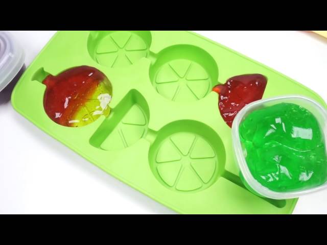 DIY How To Make Slime Lemon Ice Cream Bar Rainbow Slime Icecream 레몬 액체괴물 아이스크림 만들기
