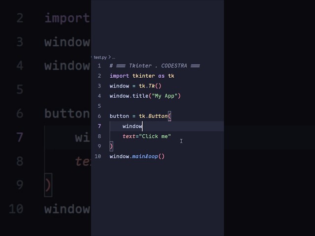Python Tkinter GUI